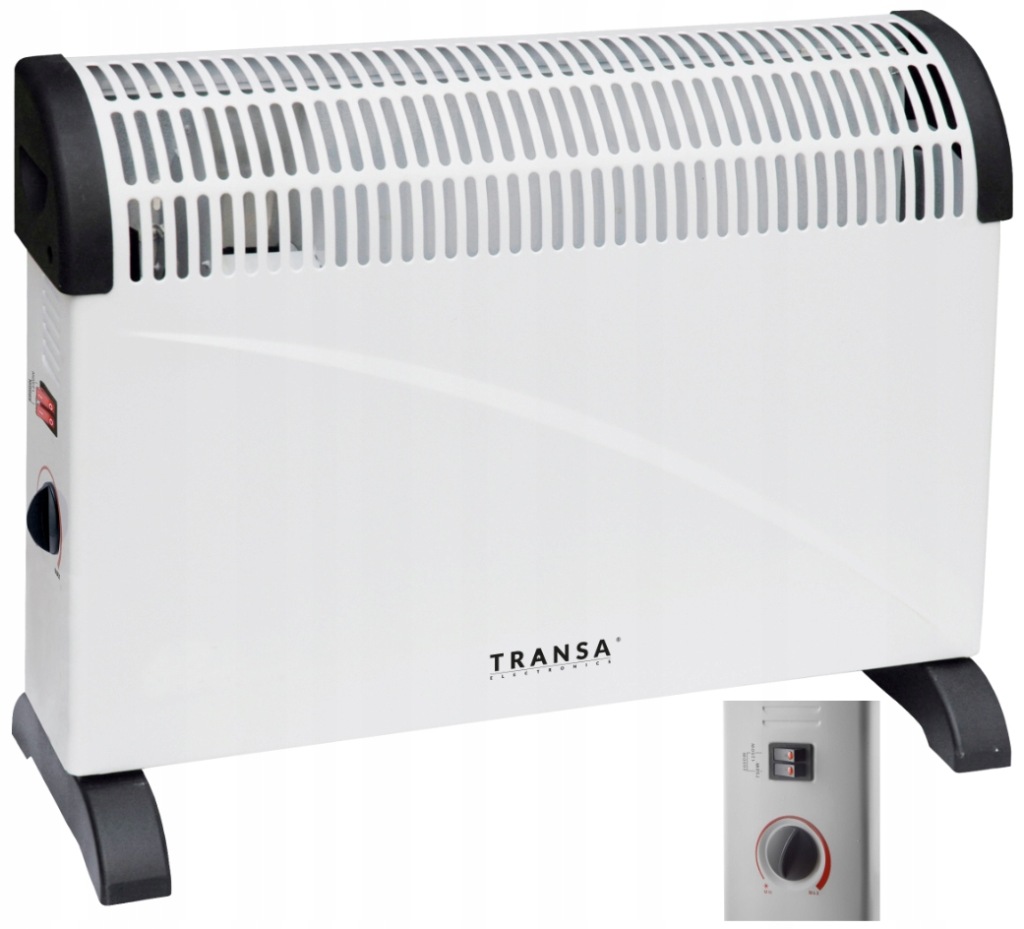 Elektrický konvektorový ohřívač Termostat Regulace Výkonu Ohřevu 2000 W