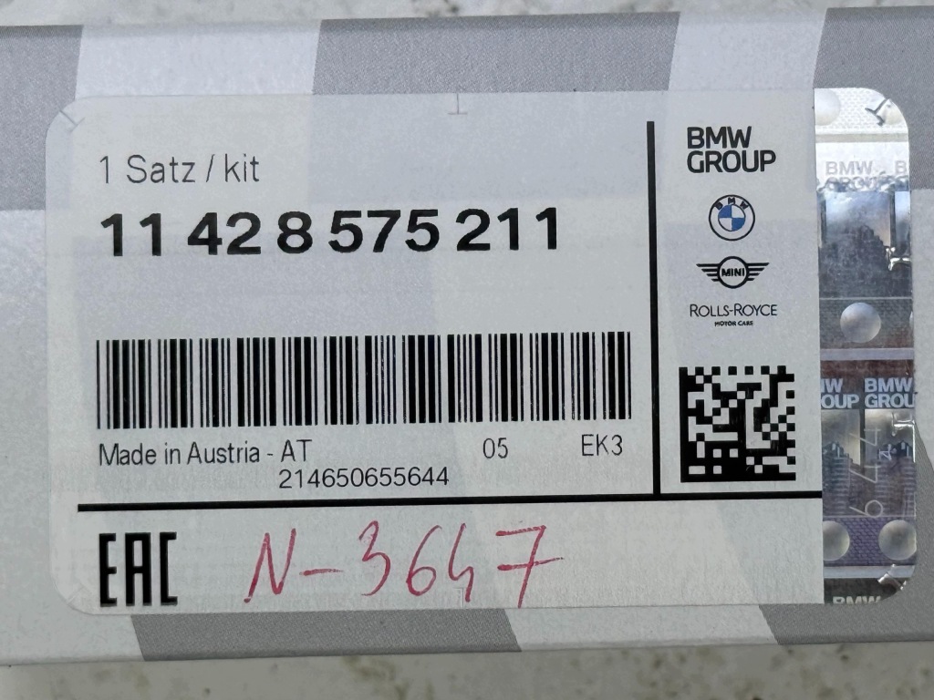 BMW X3 G01 X4 G02 Zestaw Przeglądowy Filtr Kabinowy i Oleju Nowy OE 5B65469 — zdjęcie 8