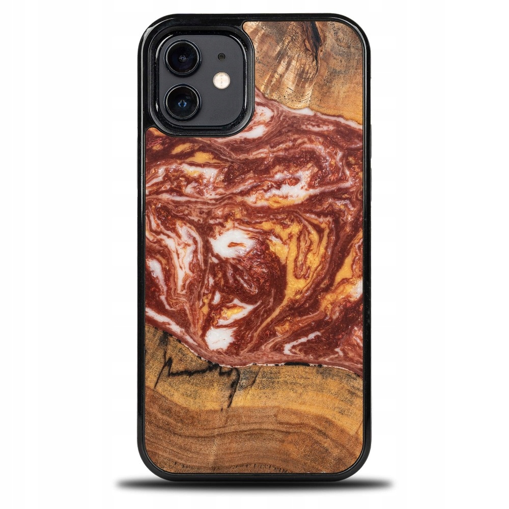 Pouzdro Bewood Unikátní pro iPhone 12 12 Pro Planety Mars