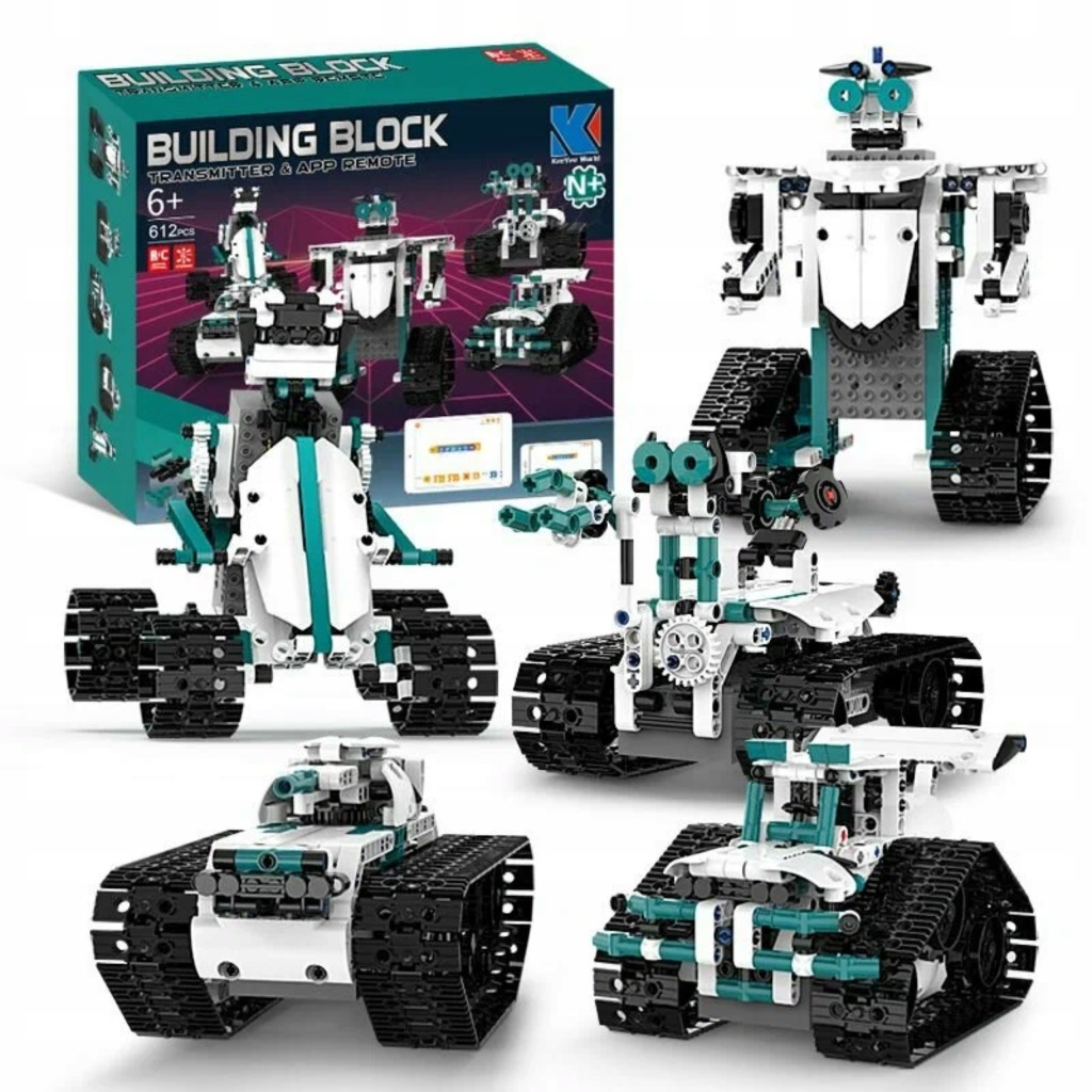 Sada kostek dálkově ovládaného robota 13v1 Stem pro mladé konstruktéry