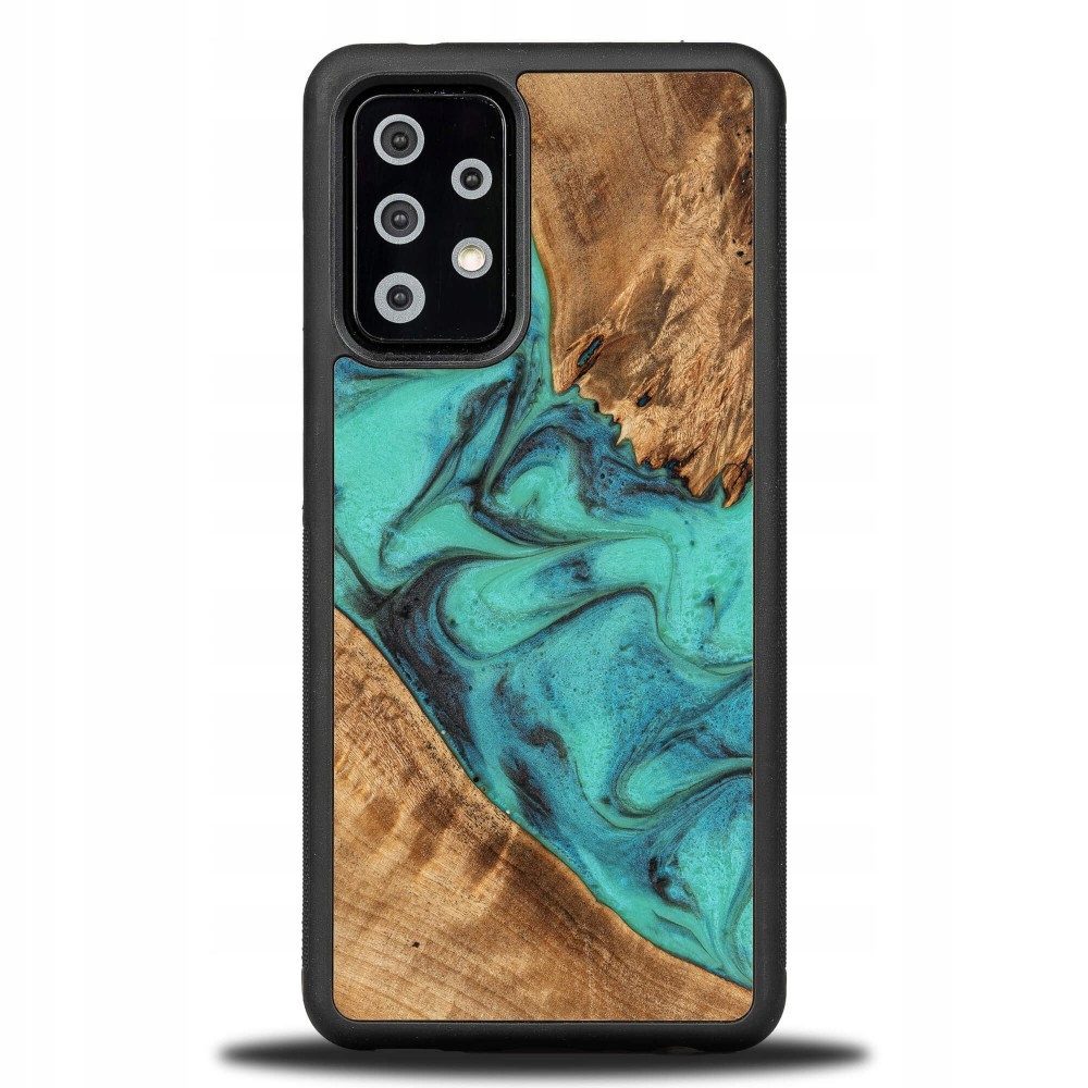 Pouzdro Bewood Unikátní pro Samsung Galaxy A72 5G Tyrkysové