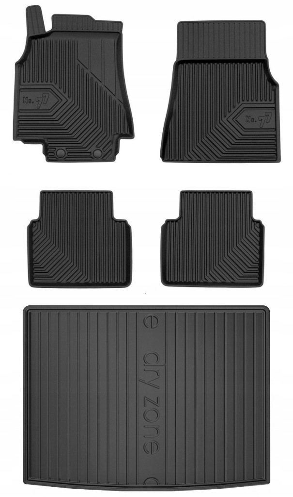 Set 77 Koberce a rohože Mercedes B W245 2005-2011 kz