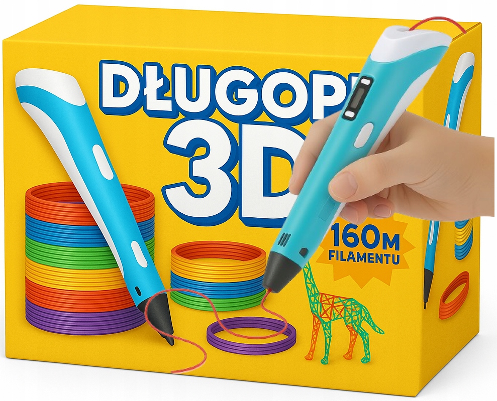Propiska 3D Tiskárna pen 2025 Pro Děti Sada 160 m Náplní