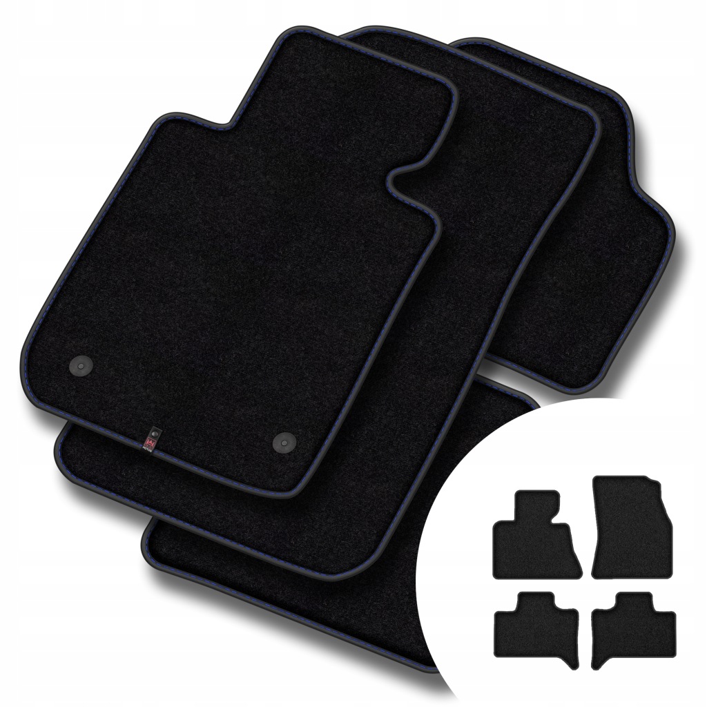 Velurové koberce Premium pro Bmw X5 E53 1999-2005