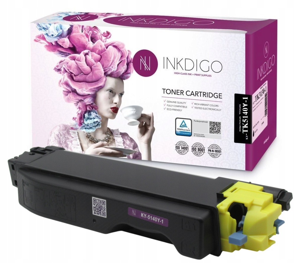 Toner pro Kyocera TK5140 Ecosys P6130cdn žlutý