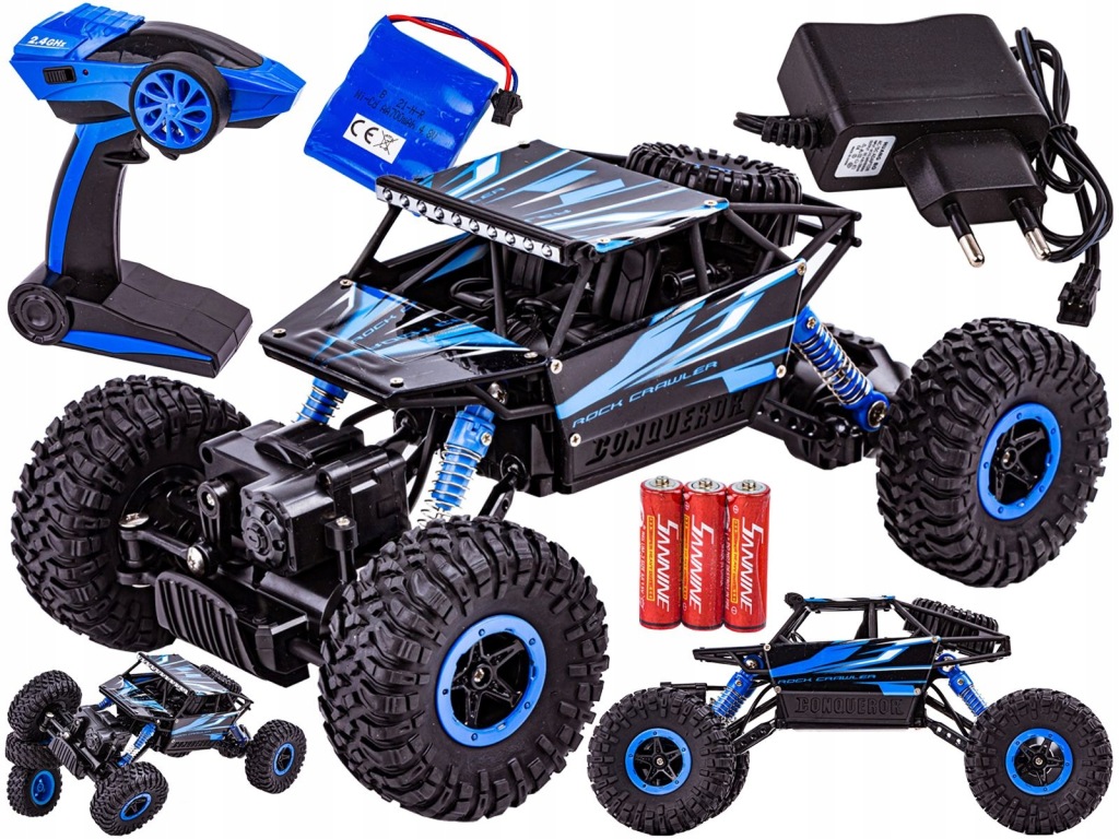 Rc auto Rock Crawler 2.4GHz 1:18 Modré