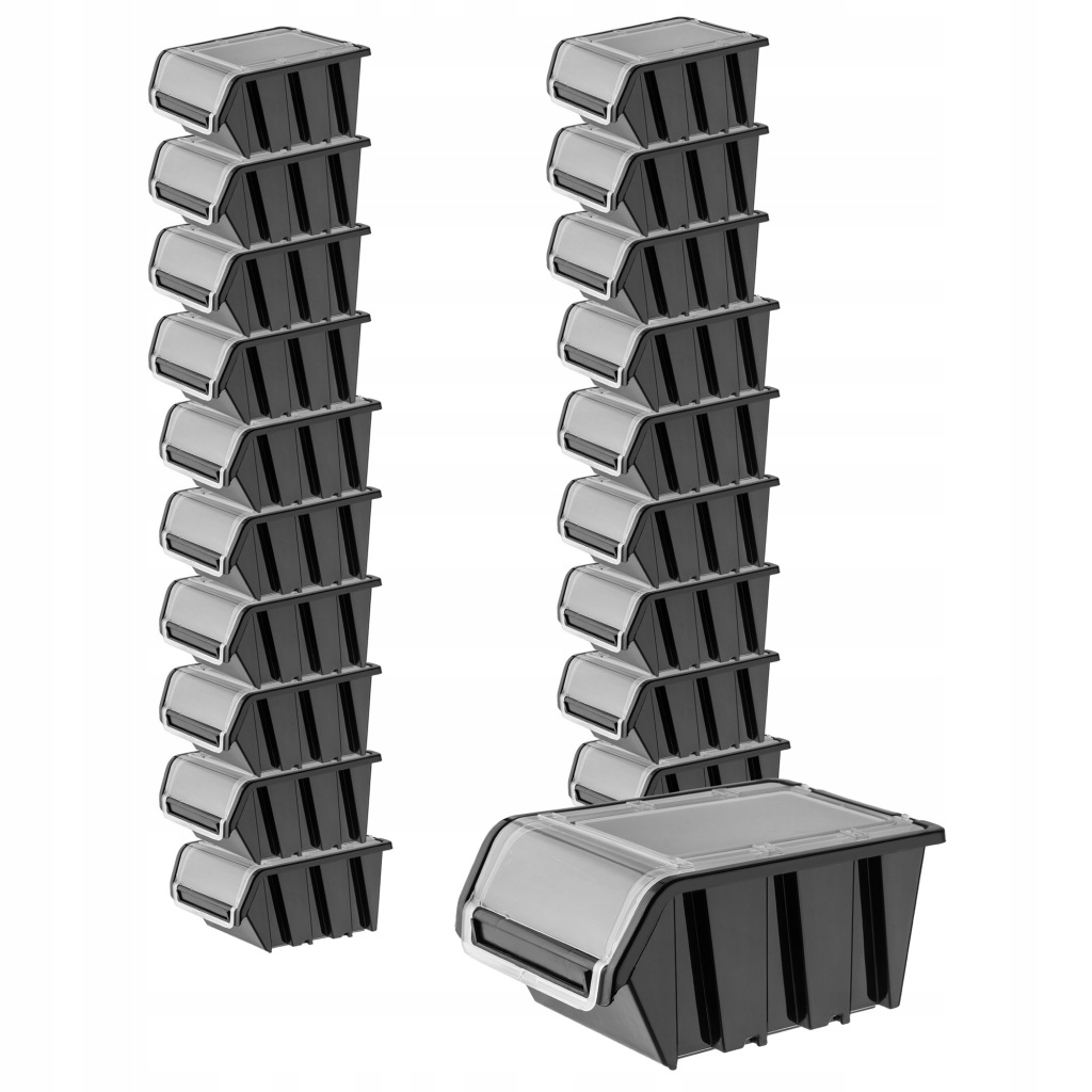 Dílenské Kuwety Skladové Nádoby Sada 20ks Kuwet Box 155x100mm