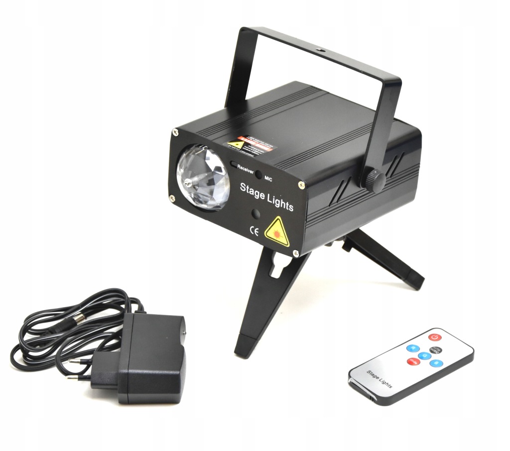 Laserový Projektor Stroboskop Vzory Zelená Červená