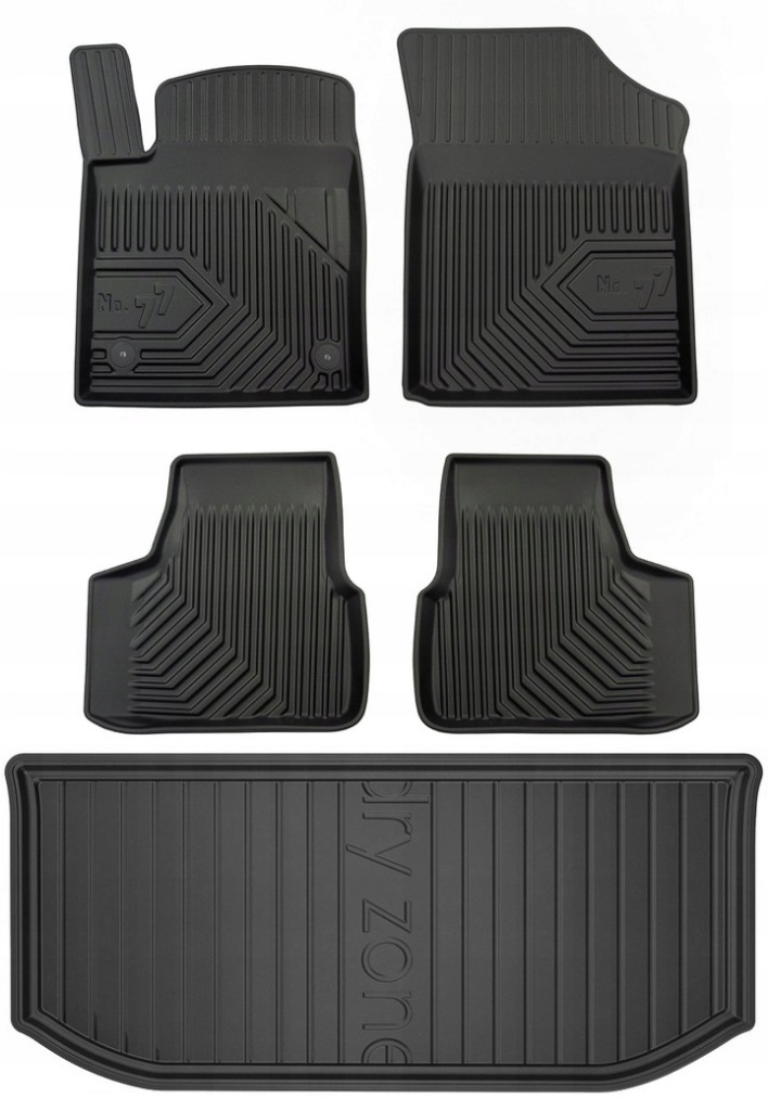 Set 77 Koberce a rohože Seat Mii Hatchback 2011-2019 g