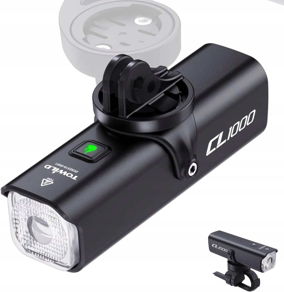 Přední světlo Towild CL 1000 lumenů, 4000 mAh, Usb C