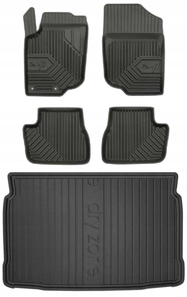 Set 77 Koberce a rohože Peugeot 207 Hb 2006-2012