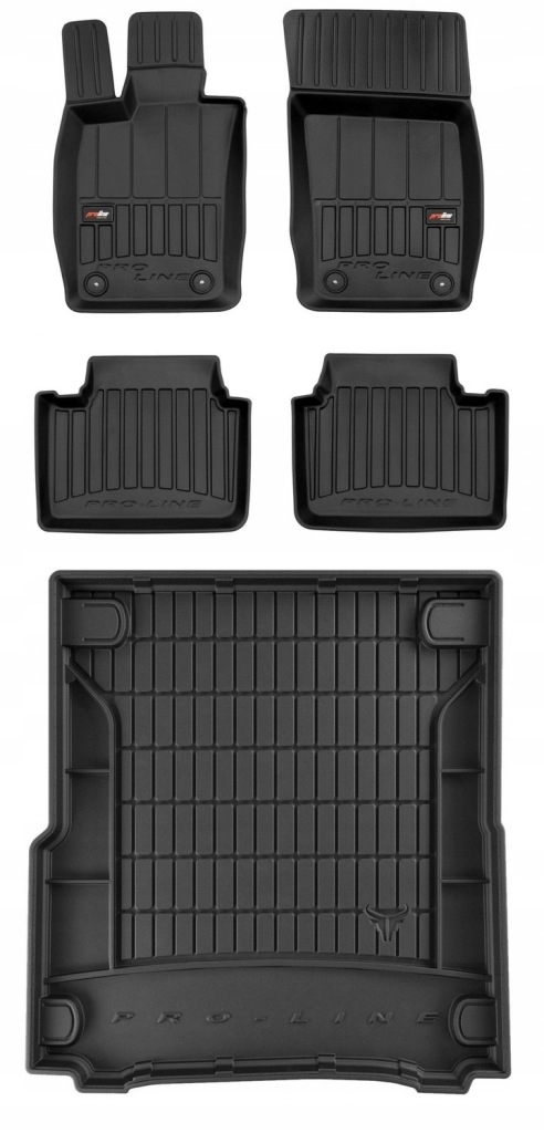 Set 3D gumové rohože Porsche Panamera 2 e-Hybryda od roku 2016