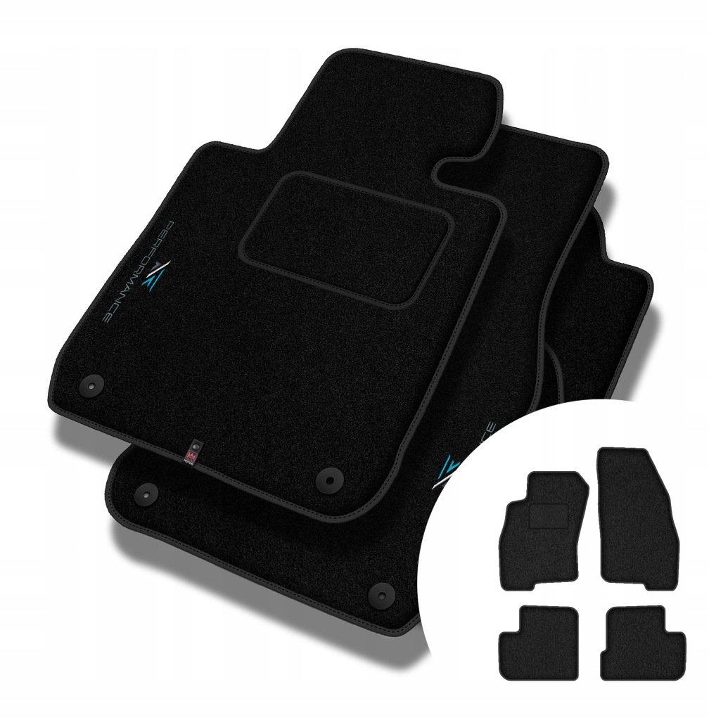 Velurové koberce Performance pro Fiat Grande Punto 2005-2012