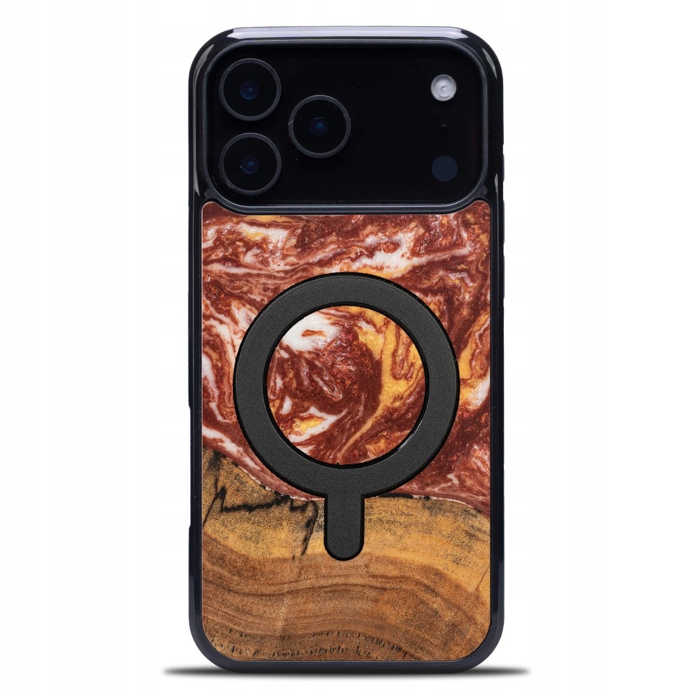 Pouzdro Bewood Unikátní pro iPhone 17 Pro Max Planety Mars s MagSafe