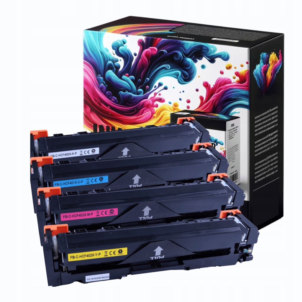 4x Toner pro Hp Color LaserJet Pro M252dw M274n 270 277n Cmyk