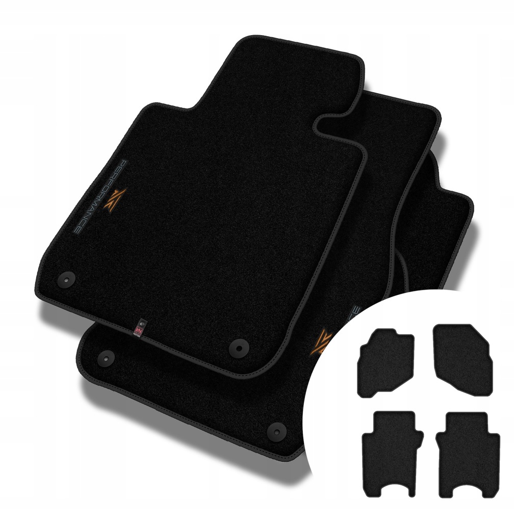 Velurové koberce Performance Premium pro Honda Jazz II 2002-2008