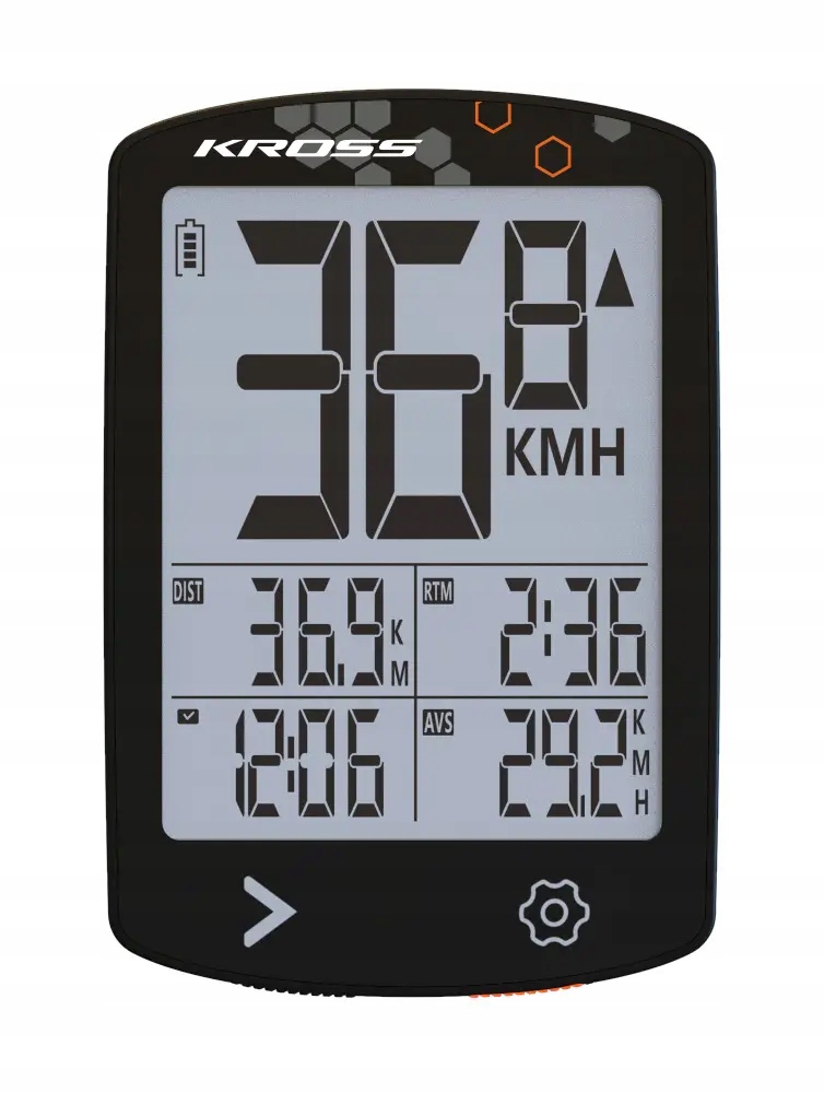 Cyklopočítač Cyklopočítač Kross Krc 319UW 16 Funkcí Usb-c Garmin