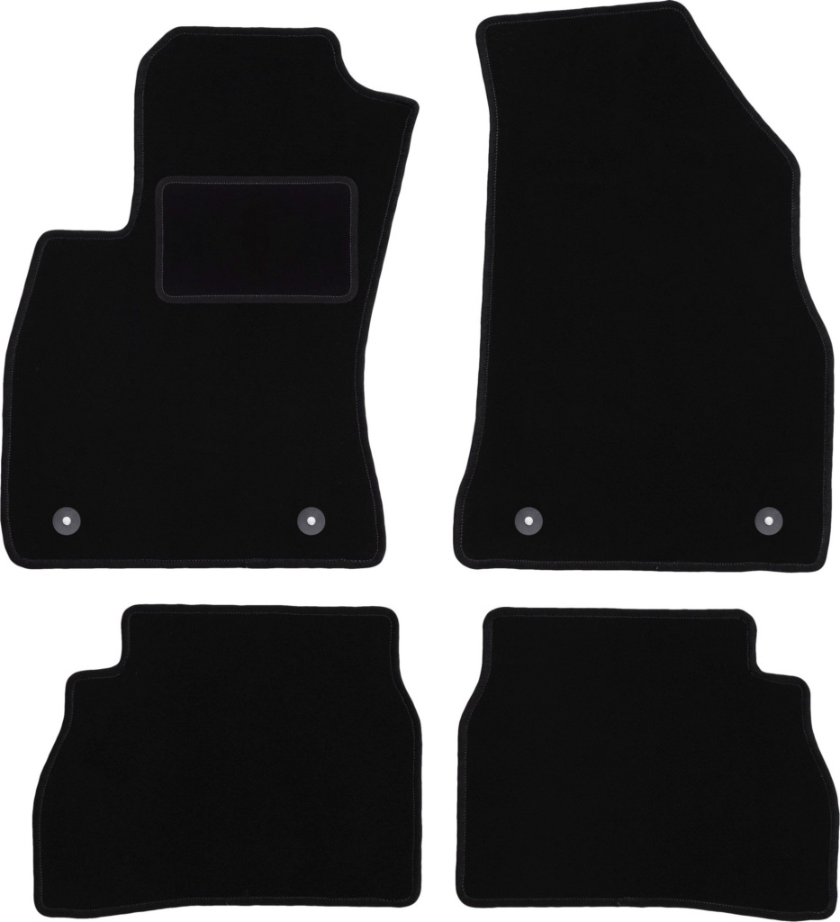 velurové autokoberce pro automobily Fiat Doblo II 0 (2009-2020)