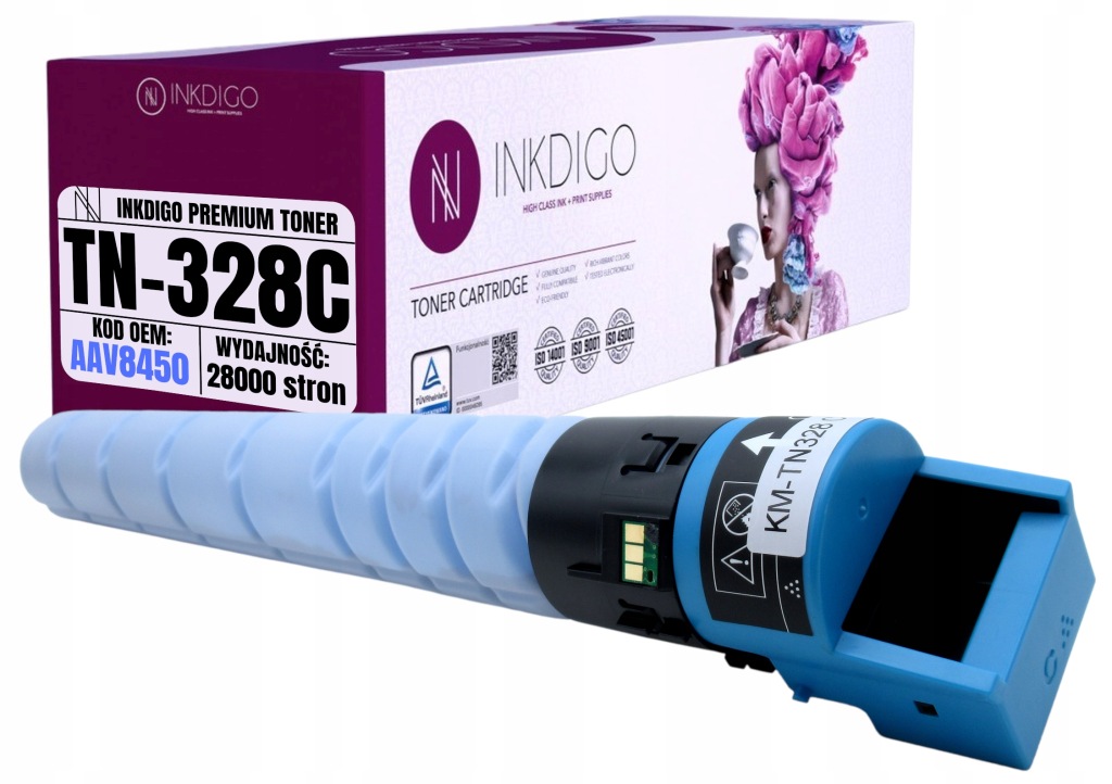 TN328C Toner Náhrada Pro Tiskárny Konica Minolta Bizhub C250i C300i C360i