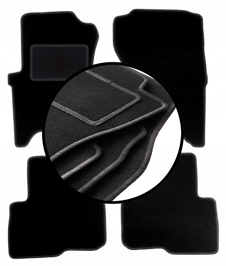 Velurové koberce komplet pro: Land Rover Discovery III Suv (2004-2011)