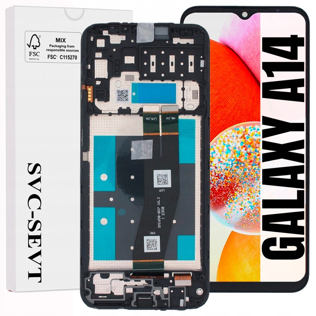 Displej Pro Samsung Galaxy A14 4G A145 Originál LCD Rámeček