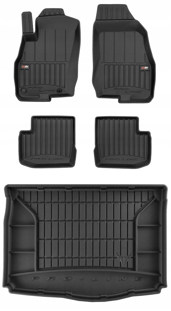 Set 3D Koberce a rohože Fiat Grande Punto 5d hatchback 2005-2012