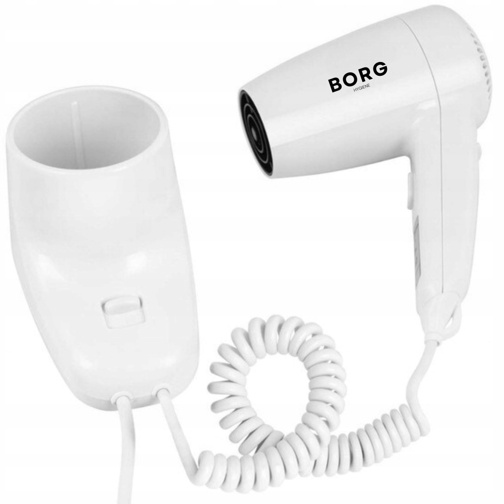 Hotelový vysoušeč vlasů Borg Ivalo White 1200 W