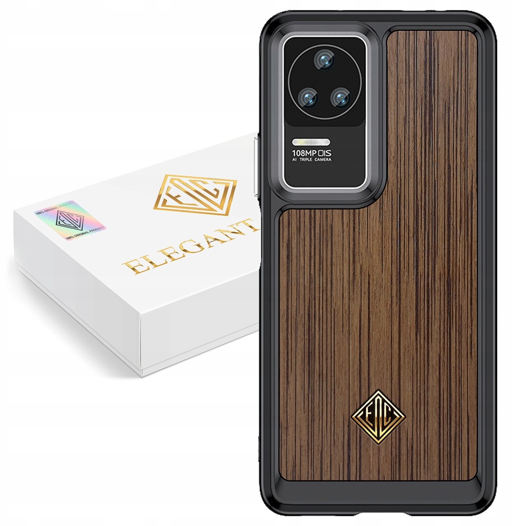 Pouzdro Pro Xiaomi Poco F4 Kryt Luxusní Přírodní Dřevo Originální