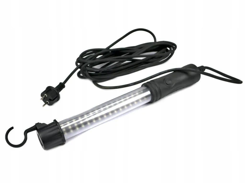 Led kanálová dílenská lampa 230V IP54 kabel 7m 16W Smd 1500lm Teger T-le