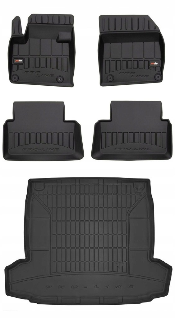 Set 3D Koberce a rohož do kufru Citroen C5 3 Sedan 2008-2017 zw