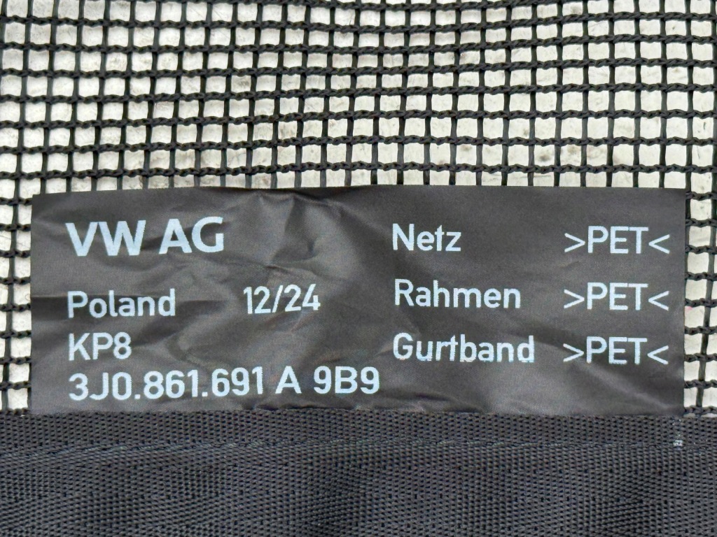 SKODA SuperB 4 IV Passat B9 24- Siatka Grodziowa Bagażnika OE 3J0861691A — zdjęcie 3