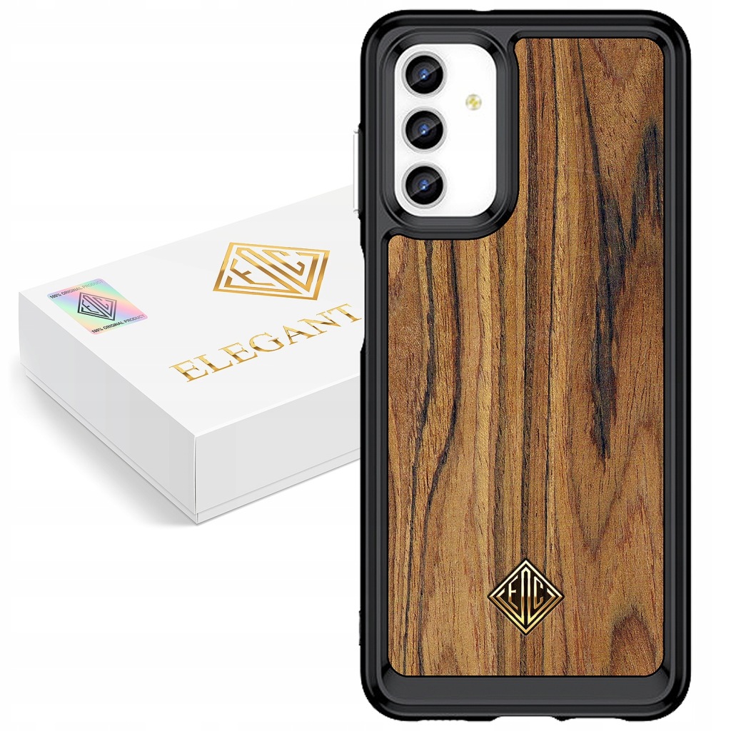 Pouzdro Pro Samsung A13 5G Kryt Luxusní Přírodní Dřevo Originální