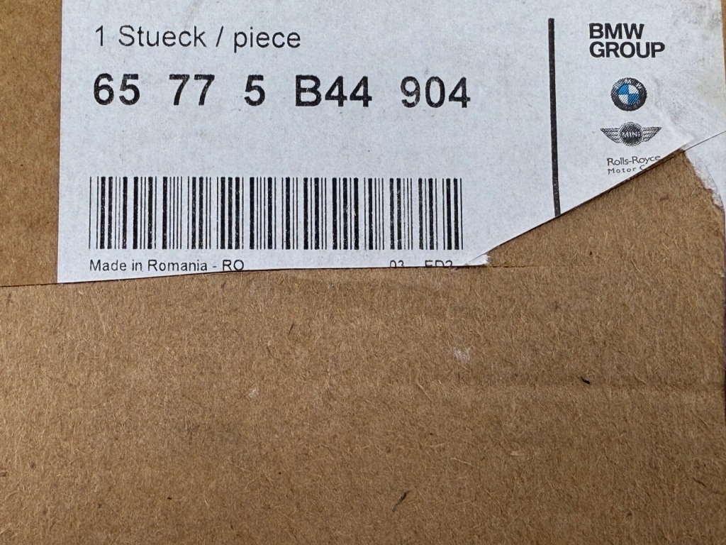 BMW 1 F40 F44 Moduł Sensor Airbag Nowy OE 65775B44904 — zdjęcie 6