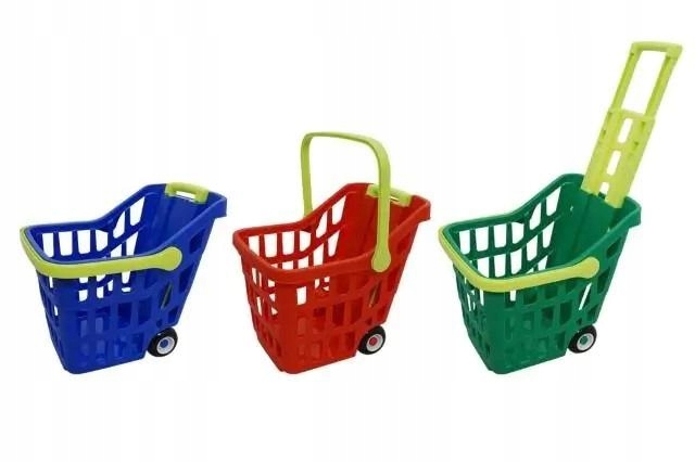 Nákupní košík Hračka Produkty Obchodu Zábava při nakupování Učení Počítání