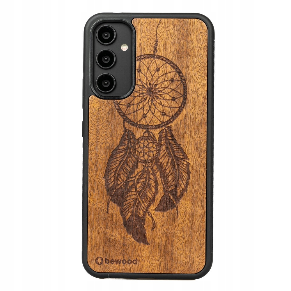 Dřevěné Pouzdro Bewood pro Samsung Galaxy A54 5G Lapač Snů Imbuia
