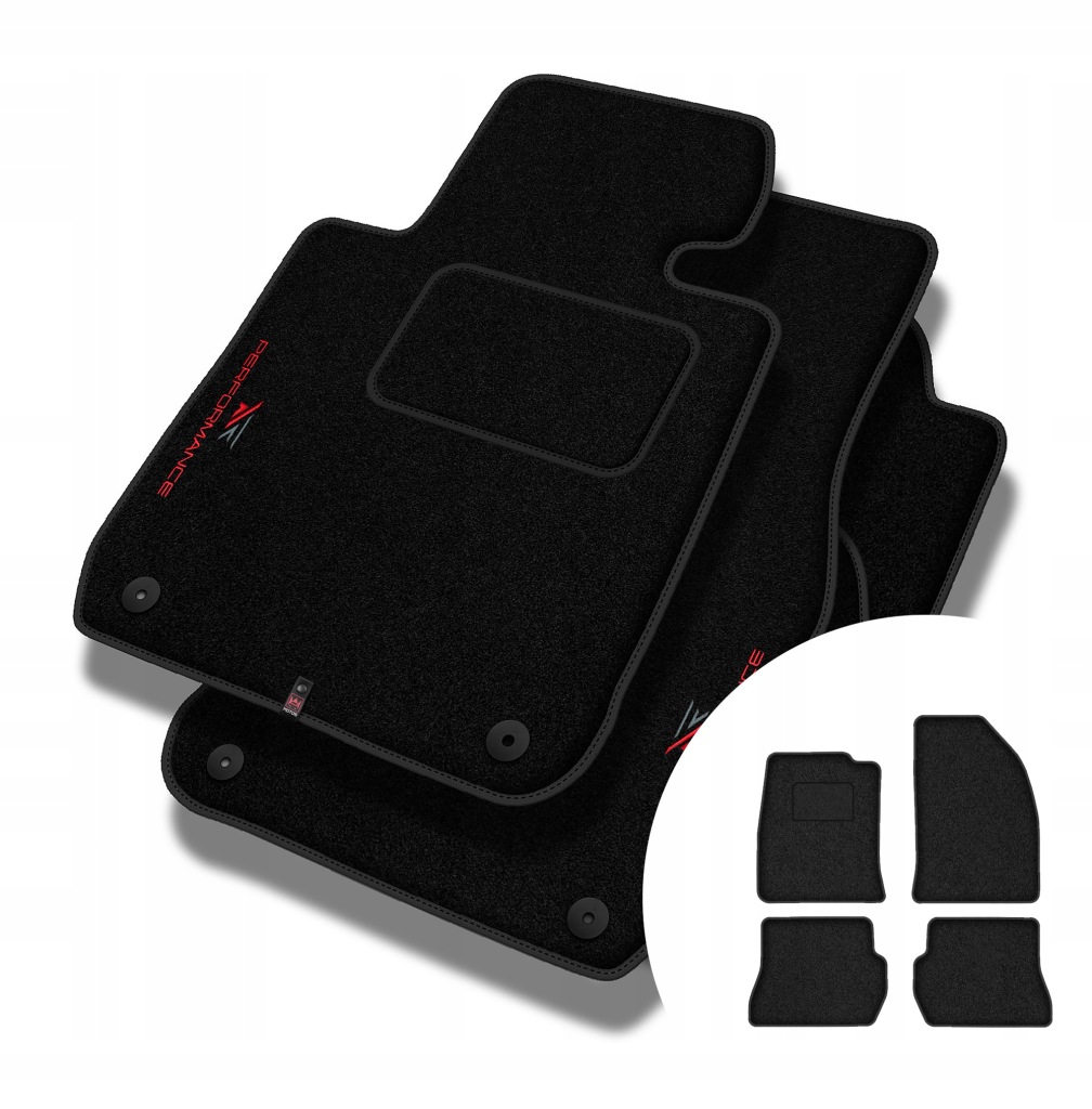 Velurové koberce Performance pro Ford Fiesta V 2002-2005