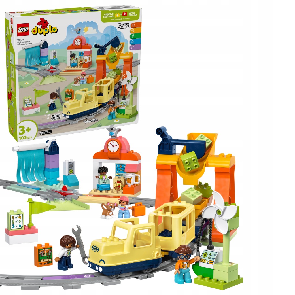 Lego Duplo 10428 Velký interaktivní komunitní vláček