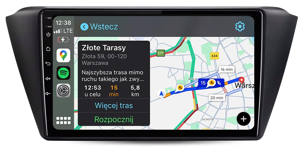 Skoda Fabia 3 Nejnovější Android Carplay Rádio Navigace