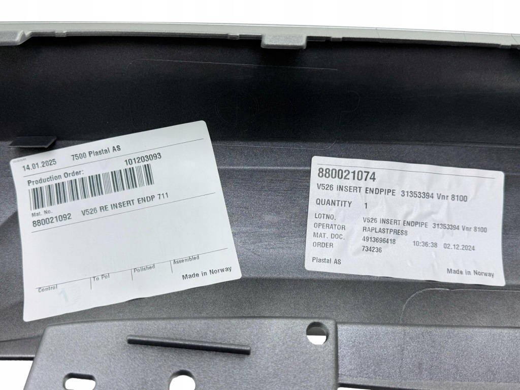 VOLVO XC90 Dyfuzor Dokładka Zderzaka Tylna Tył Nowa OE 31353394 — zdjęcie 8
