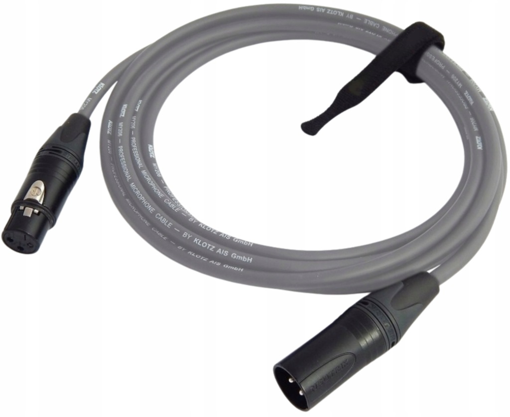Kabel Xlr Klotz Šedý MY206 Mikrofonní Kabel Xlr-xlr Neutrik 4 m