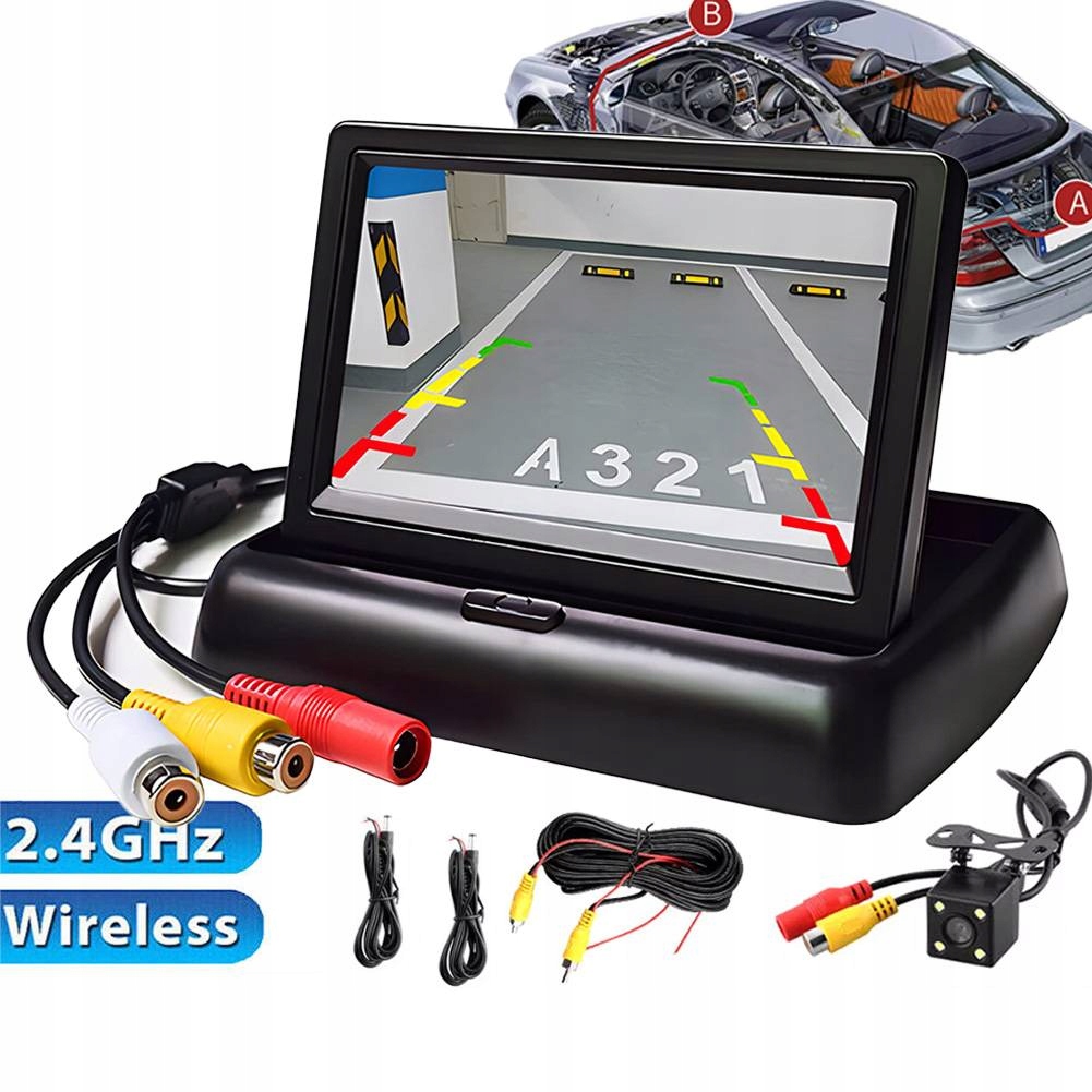 Bezdrátový Monitor Set 4.3'' Couvací Kamera