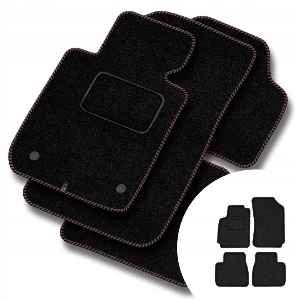 Velurové koberce Streak pro Citroen C4 Cactus 2014-2020
