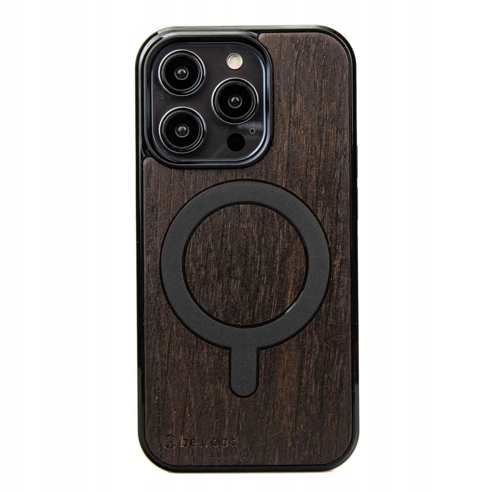 Dřevěné Pouzdro Bewood pro iPhone 15 Pro Dub Uzený s MagSafe