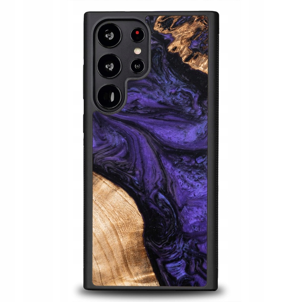 Pouzdro Bewood Unikátní pro Samsung Galaxy S23 Ultra fialové