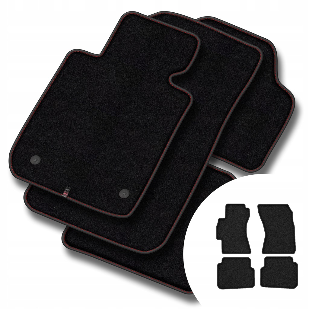 Velurové koberce Premium pro Subaru Impreza III Gh 2007-2011