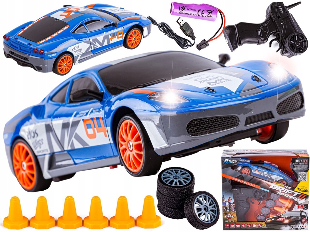 Dálkově Ovládané Auto Rc Pro Dítě Drift 4x4 Hračka Pilot 1:24