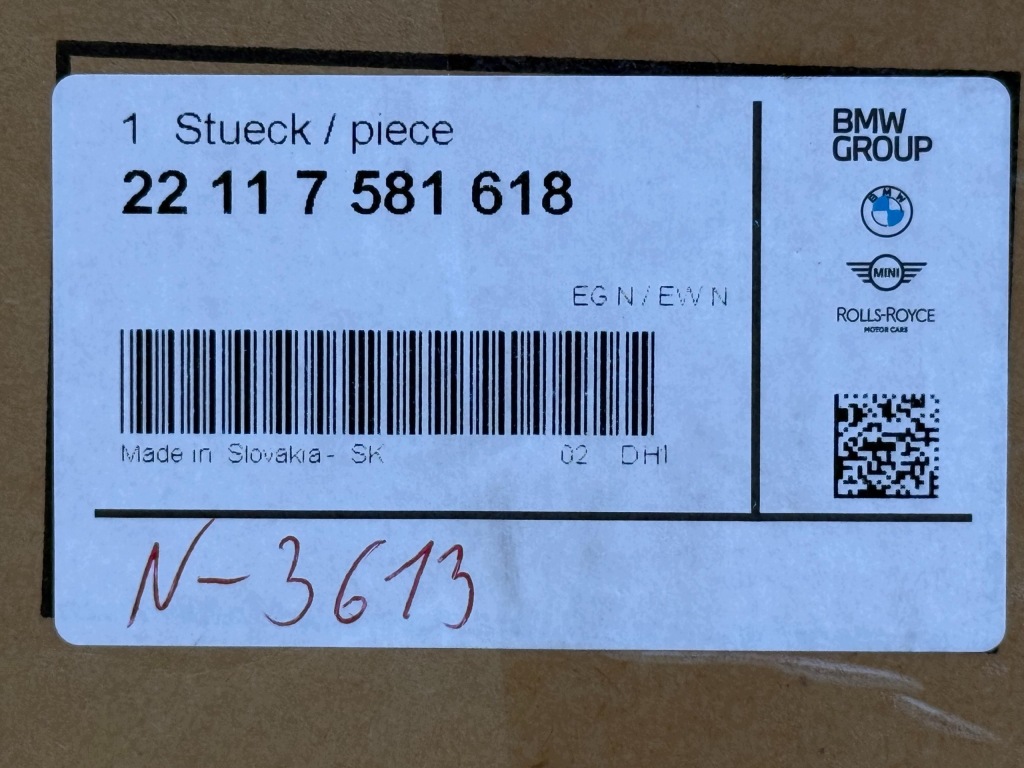 BMW 3 G20 G21 4 G22 G26 Poduszka Mocowanie Silnika Prawa Nowa OE 7581618 — zdjęcie 6