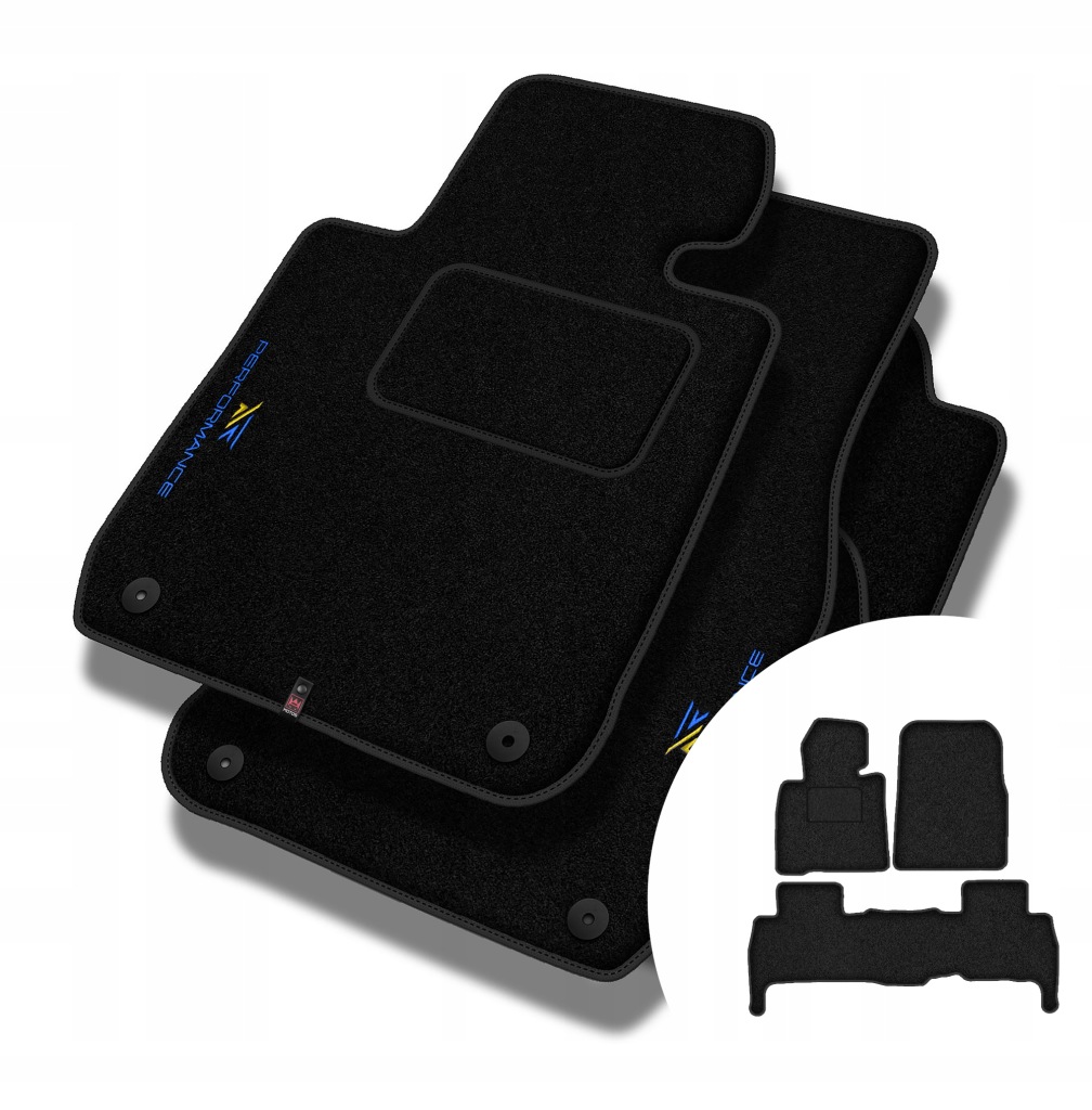 Velurové koberce Performance pro Toyota Land Cruiser J200 2007-2021