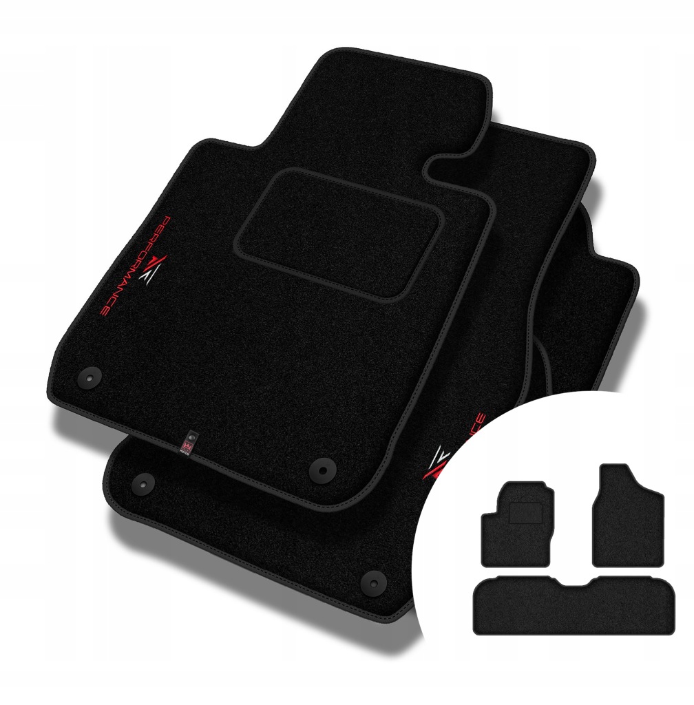 Velurové koberce Performance pro Volkswagen Sharan I 2004-2010