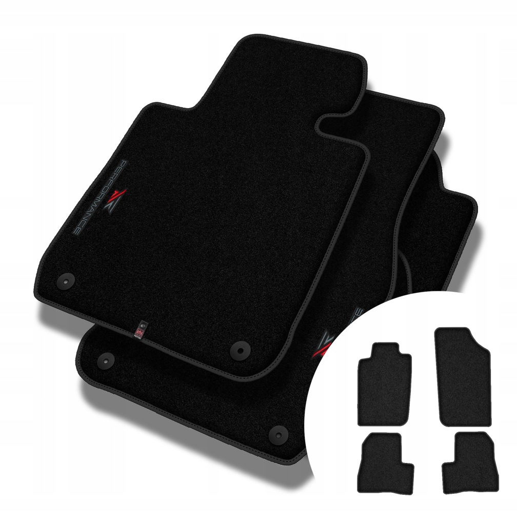 Velurové koberce Performance Premium pro Peugeot 206 1998-2012